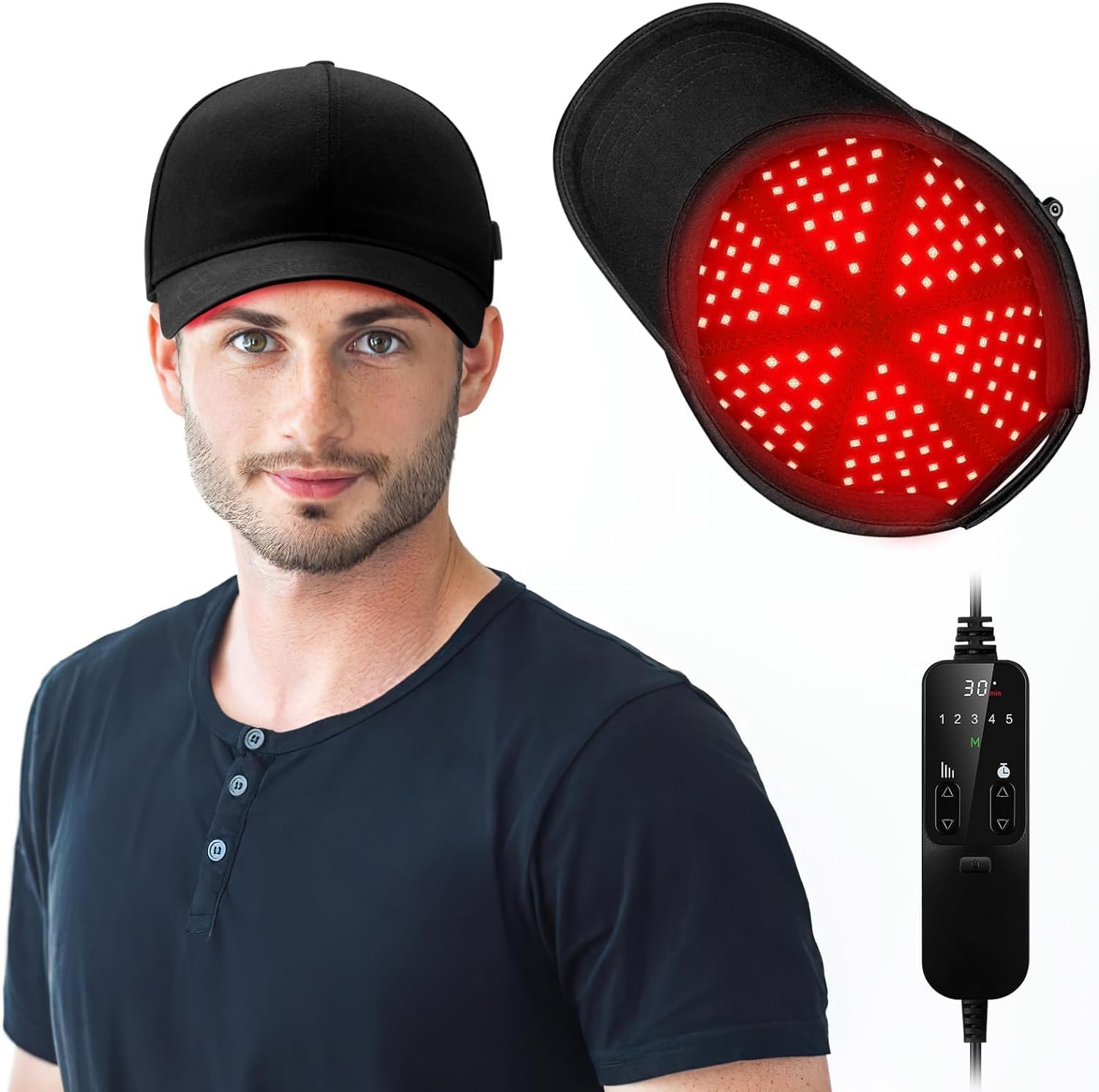 Amazon.com: Laser Hair Growth Cap, Red Light Therapy : Health & Household